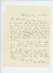 1862-08-23 C.P. Brown inquires about payments to widows of Levi Lancaster and Tolman Burgess, killed at Bull Run by C. P. Brown