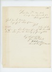 1863-02-24  Lieutenant Colonel D.F. Sargent verifies commission of Lieutenant Sewall H. Downs