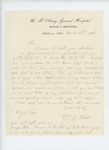 1863-03-19  William Waid requests updated descriptive list