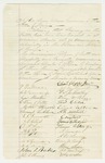 Undated (circa 1863) - Petition from citizens of Bath in favor of promotion of Sergeant Charles Hooper