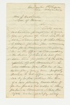Undated (circa 1861) - Dr. Daniel McRuer recommends Lieutenant Joseph S. Smith for promotion to Brigade Commissary by Daniel McRuer