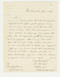 1861-05-06 Oliver Otis Howard writes Governor Washburn about regarding his role in the Army by Oliver Otis Howard