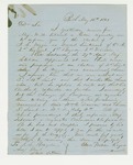 1861-05-16  William Rogers informs Adjutant General Hodsdon of the election results in Company A