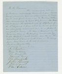 1861-05-21  Citizens of Gardiner recommend Moses S. Washburn for promotion