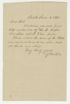 1861-06-06  S.G. Watson sends a bill for Captain Sampson of Company D