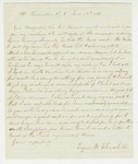 1861-06-14  Edgar M. Churchill requests his discharge from the band