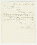 1861-06-17  Quarter Master William Haley forwards invoices for supplies