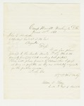 1861-06-28   William Haley requests 75 Colt revolvers