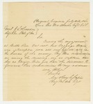 1861-07-30  Major Henry Staples requests copies of his commissions, which were lost in the retreat from Bull Run