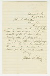 1861-08-04  Lieutenant William D. Haley requests a copy of his commission
