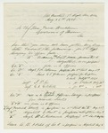 1861-08-26  Colonel Howard sends his list of recommended appointments