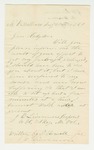 1861-08-28  Corporal Livermore requests his furlough be extended due to illness