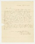 1861-09-05  Phineas Ayer inquires about $100 payment for family of deceased George L. Blaisdell