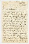 1861-09-07 Letter to Governor Washburn