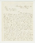 1861-09-28  C.H. Howard requests bounty payment for Private Linnell of Company F