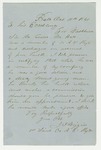 1861-10-15  Lieutenant John S. Wiggin recommends Mr. Hale for a commission