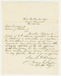 1861-10-28  Colonel Staples recommends Jonathan Bigelow for promotion