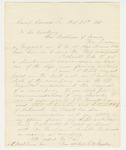 1861-10-28  C.M. Bursley requests a promotion in a new regiment