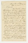 1861-11-11  Dr. Daniel McRuer recommends the appointment of his nephew Donald McIntyre