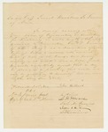 1861-11-21  John Hubbard recommends Sergeant Charles W. Gardiner for promotion