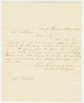 1861-12-10  Charles A.L. Sampson recommends Woodbury Hall for appointment as Lieutenant