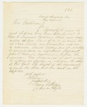 1861-12-13 Colonel Staples reports on nominations of officers by Henry G. Staples