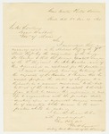 1861-12-19  George H. Lyman, Division Medical Director, recommends Dr. Hamlin for surgeon in the 7th Regiment