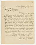 1862-01-08  Colonel Moses Lakeman writes Adjutant General Hodsdon
