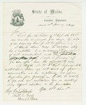 1862-01-10  Governor Washburn writes Brigadier General Sedgwick requesting a position for James Colson