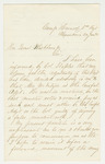 1862-01-30  James Plaisted requests a commission as Lieutenant