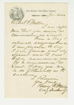 1862-02-15  Colonel Staples writes Charles Watson to recommend him for a commission