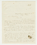 1862-02-05  Captain Watson writes Governor Washburn about Company D appointments