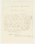 1862-02-06  Lieutenant Alfred Merrill of Company D requests compensation for expenses
