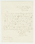 1862-02-07  Captain Sewall writes Colonel Staples recommends Corporal Watson for promotion