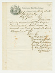 1862-02-14  Colonel Staples acknowledges receipt of commissions for Captain Andrews and Lieutenant Moore