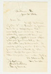 1862-06-20  Brigadier General Oliver Otis Howard recommends Captain Richmond for promotion