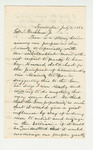 1862-07-07  C. Alexander wishes to have General Oliver O. Howard detached to command the Maine troops