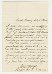1862-07-28  Captain Hatch recommends Corporal Charles H. Selden for promotion