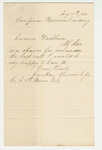 1862-08-10  Jonathan Newcomb, Jr. requests a position in a new regiment