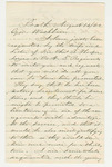 1862-08-14   John Hayden recommends Charles Hooper for promotion on behalf of his wife and sister