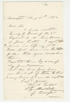 1862-08-25  A.A. Tarbox arrests deserter Henry Brown of Company A
