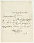 1862-10-20  Colonel Staples acknowledges receipt of blank returns