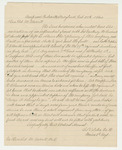 1862-10-22  G.S. Blake requests a promotion to Captain from Lot M. Morrill