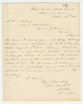 1862-10-21  Lieutenant Lee declines the position of Captain in Company E
