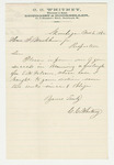 1862-11-04  C.C. Whitney requests a furlough for E.W. Folsom