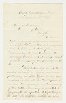 1862-12-08  Jeff Savage recommends promotion for Lieutenant Dunlap