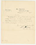 1863-01-15  Special Order 28 honorably discharging Captain R. Sawyer for disability