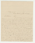 1863-01-11  Rufus Crockett of Company B requests a commission