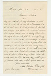 1863-01-24  Mrs. Olivia Pettengill requests the discharge of her ailing husband John