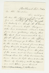 1863-02-02  J.B. Hudson recommends his son George Hudson for promotion